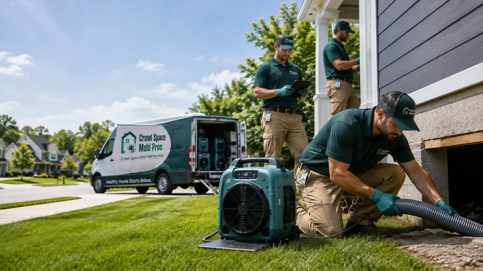 Crawl Space Mold Removal in Portage, MI